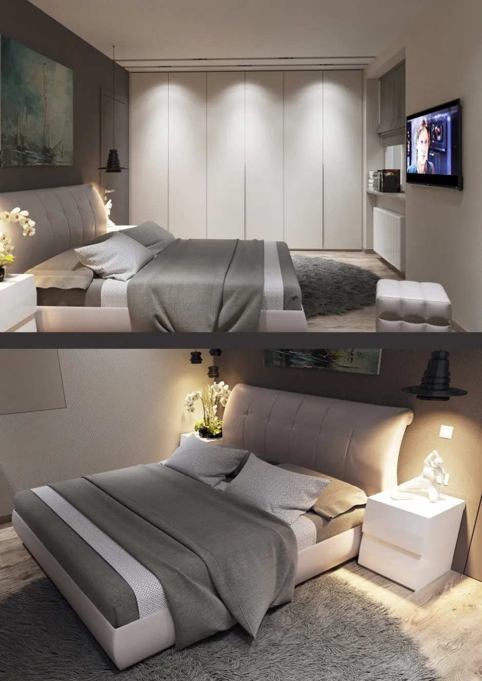 Дизайнерские маленькие спальни
