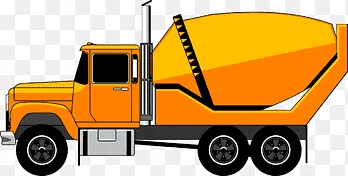 Бетономешалка Грузовик Бетононасос, тяжелое оборудование с, грузовой транспорт, грузовой автомобиль png thumbnail