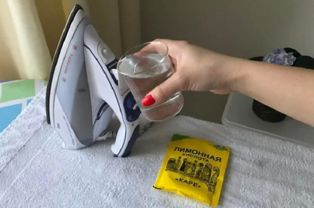чистка при помощи лимонной кислоты