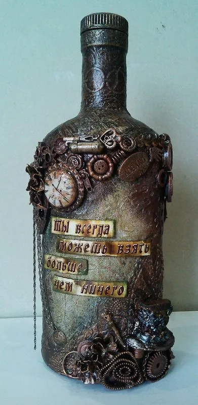 Декупаж. Бутылка