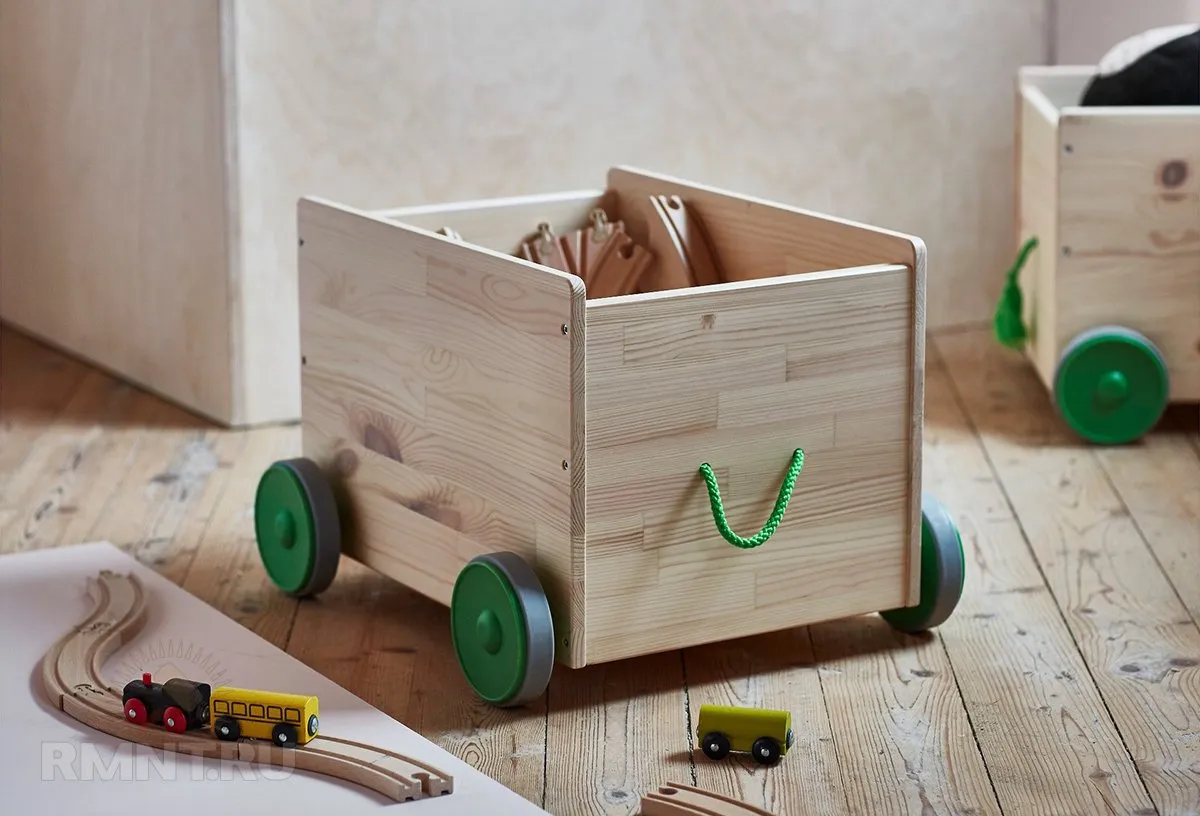 Идеи хранения игрушек в детской комнате