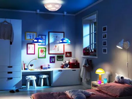 Освещение и подсветка - Дизайн детской комнаты для девочки