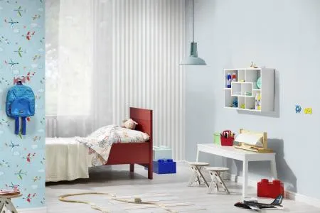 Отделка стен - Дизайн детской комнаты для девочки
