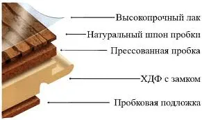 Структура ламината