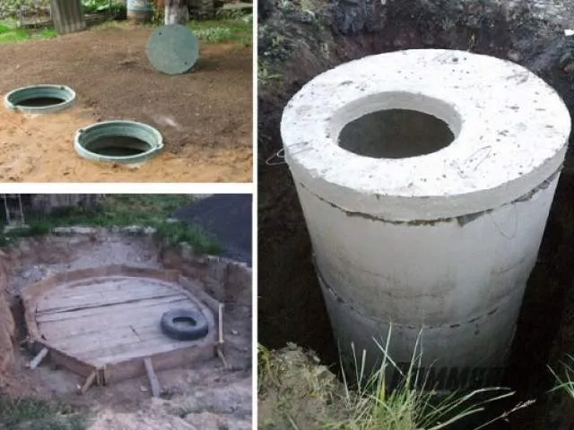 Сливная яма в частном доме из колец