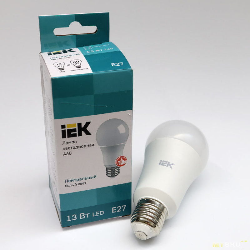 ○ Светодиодная лампа IEK E27 Шар 13 ...