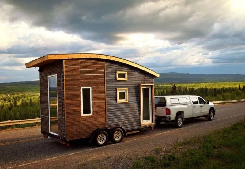 На прицепе tiny House