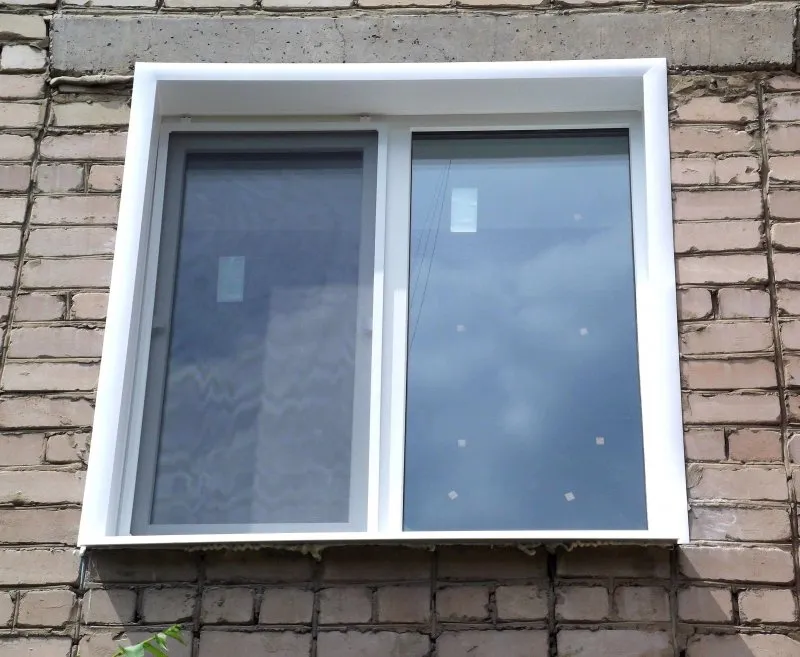 Откосы на окна наружные