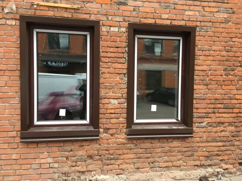 Пластиковые окна фасад
