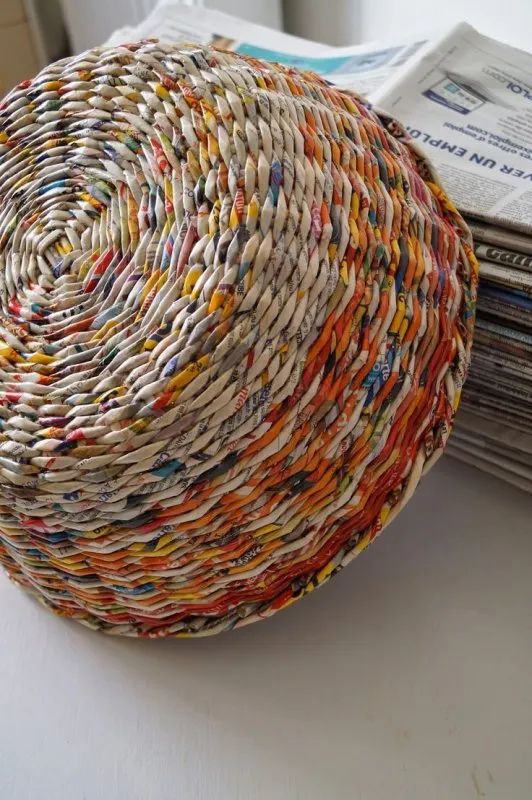 Плетение бумажными трубочками
