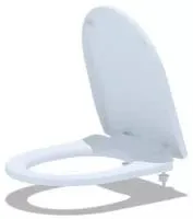 Сиденье для унитаза "АНИ" WS0300, крепление пластик, белое 6623796