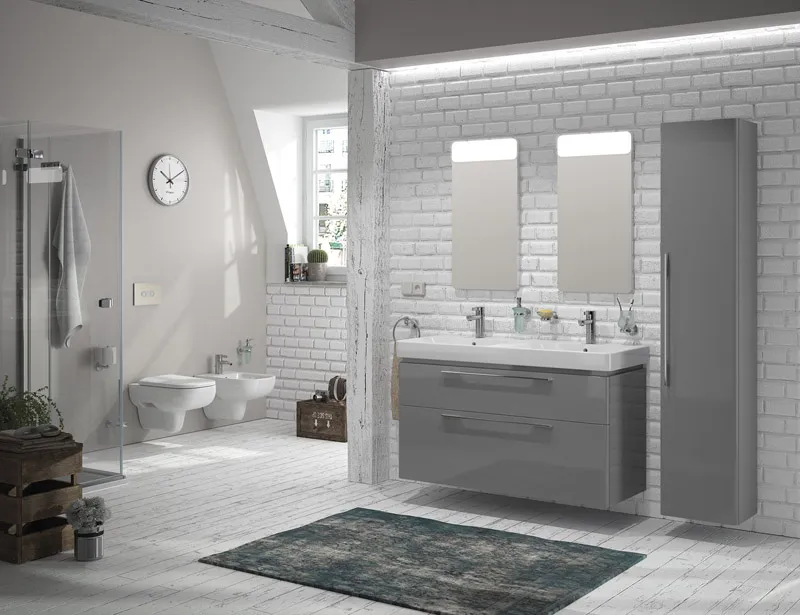 Просто и стильно! Навесной шкаф в ванную комнату – современные варианты его обустройства