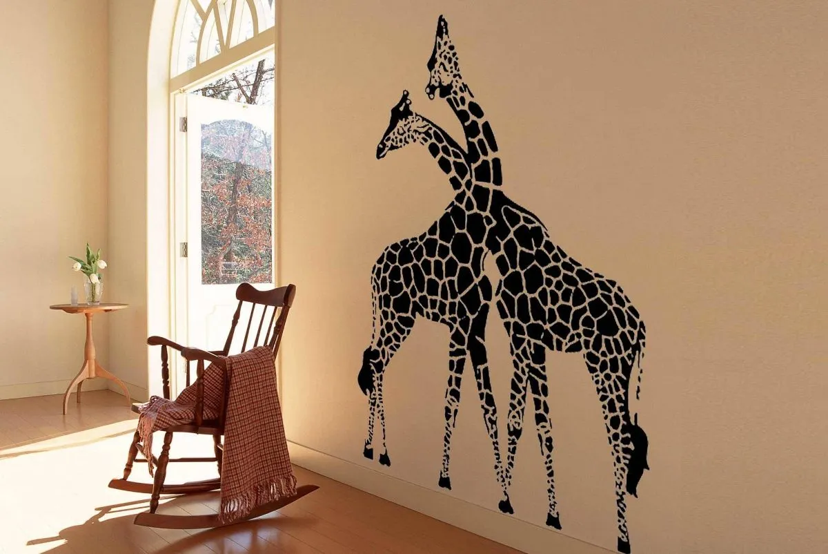жирафы рисунок
