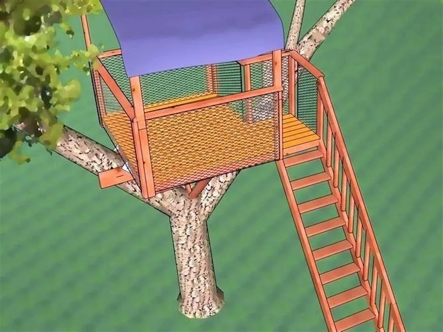 Как сделать домика на дереве