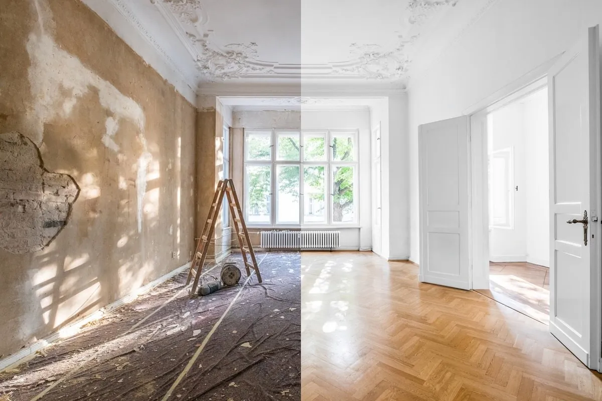 Пример до и после ремонта квартиры во вторичке